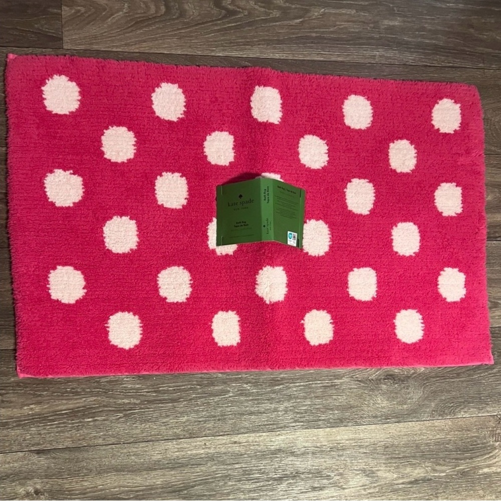 Kate Spade Polka Dot Bath Rug